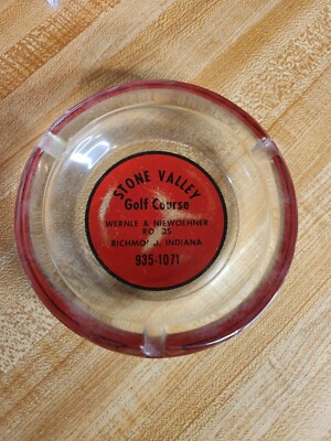 Stone Valley Golf Course Ash Tray Richmond Indiana