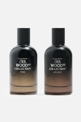 Zara Wood Collection Set 01 + 02 Eau de Parfum Men Perfume 3.4oz
