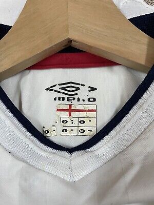 England 2002 Home World Cup Football Soccer Jersey Umbro England 2002 Home World Cup Football Soccer Jersey Umbro