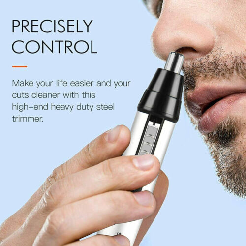 4in1 Men Nose Ear Face Neck Eyebrow Hair Mustache Beard Trimmer Shaver Clipper - Picture 8 of 15