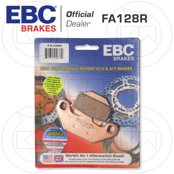 BremsbelÄGe Vorder Sinter EBC FA128R Kawasaki KSF 250 1993 1994 1995-image
