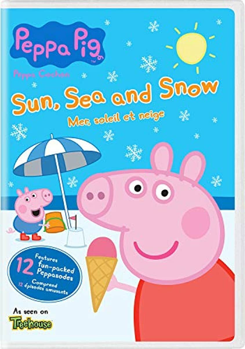 Peppa Pig: Sun, Sea and Snow [Bilingual] (DVD) | eBay