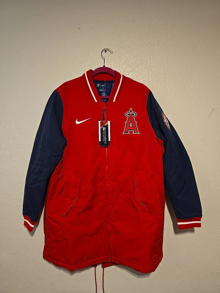 Los Angeles Angels Nike 22 Authentic Collection Mens Dugout Jacket 🔥  - Image 4 of 4