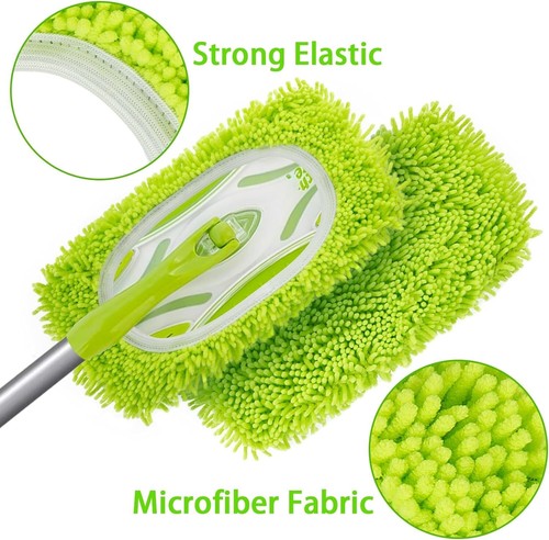 Reusable Dry Sweeping Cloths Microfiber Wet Mop Pads for Floor Cleaning (4PCS) - Picture 2 of 6