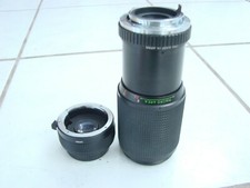 JC Penny Auto Zoom 52mm 1:45, f 80-205mm Lens,  Auto 2X Tele Converter, Pentax