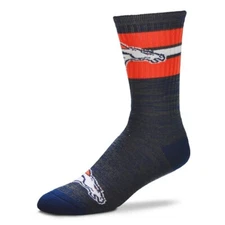 Denver Broncos NFL Men's First String Crew Socks Size Large (10-13) - NWT