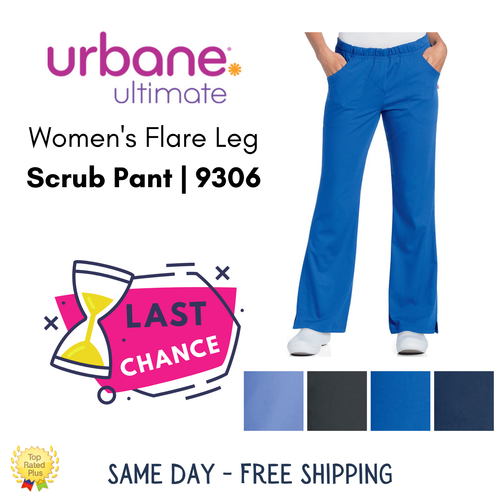 Urbane Ultimate Women's Flare Leg Scrub Pant 9306 CLEARANCE SALE eBay