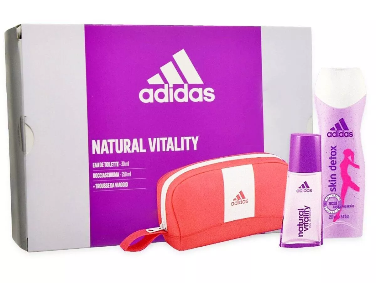 Woman adidas Set EDT 1oz Shower Gel Exfoliating Original eBay