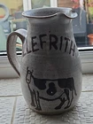 Welsh stoneware milk jug " LLEFRITH" 13.5cm Rustic Countryside.