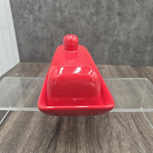 Red Mason Craft & More Ceramic Butter Dish Farmhouse Kitchen Decor - Picture 4 of 8