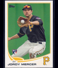 2013 Topps #421 Jordy Mercer Rookie Pittsburgh Pirates