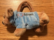 I ❤️Aruba Plush Dog Girls Purse