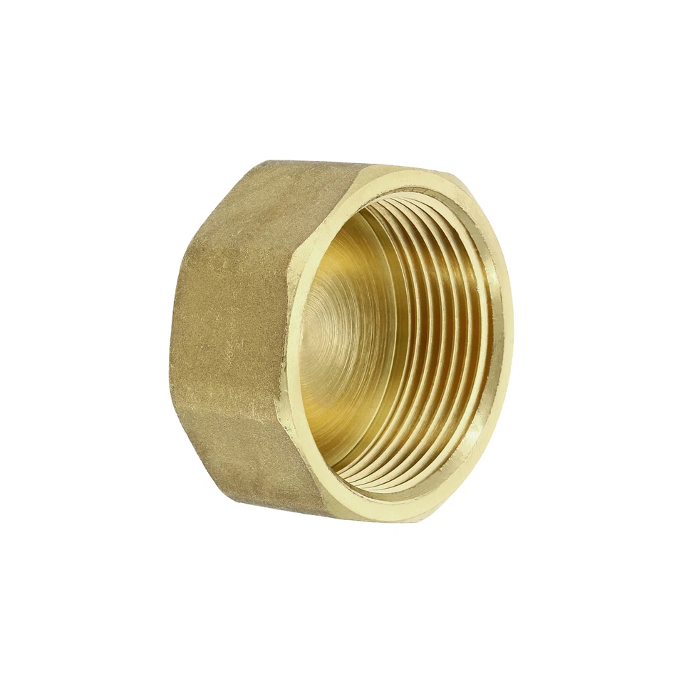 G1-1/4" Male Thread Brass Hex Pipe Plug, 1 Pcs Internal Hex Cap Pipe Plug - Image 3 of 4