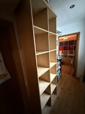 Ikea Cube Shelving Unit Like Kallax Beech Colour Bookcase
