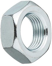 QA1 JNR12S Jam Nut; Chrome Plated Steel RH 3/...