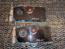 2x PNY GeForce 8800 GT 512MB (GH8800GN1F51XPB) - Coppia abbinata - testata, funzionante