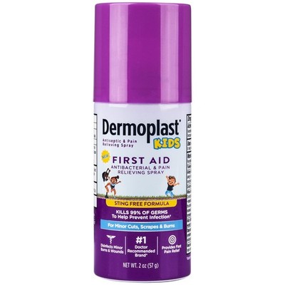 Dermoplast Kids Sting-Free First Aid Spray, Antiseptic Spray for Wounds &
