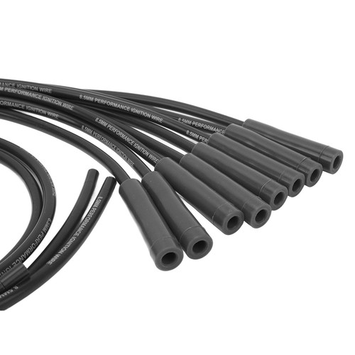 •Black 8.5mm 180° Sparking Plug Ignition Wire Set Spark Plug Wires With - Picture 18 of 23