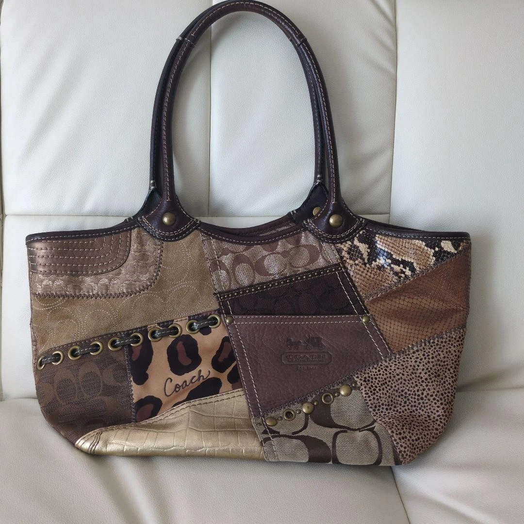 Coach Patchwork Tote Brown Bags & Handbags for Women for sale | eBay