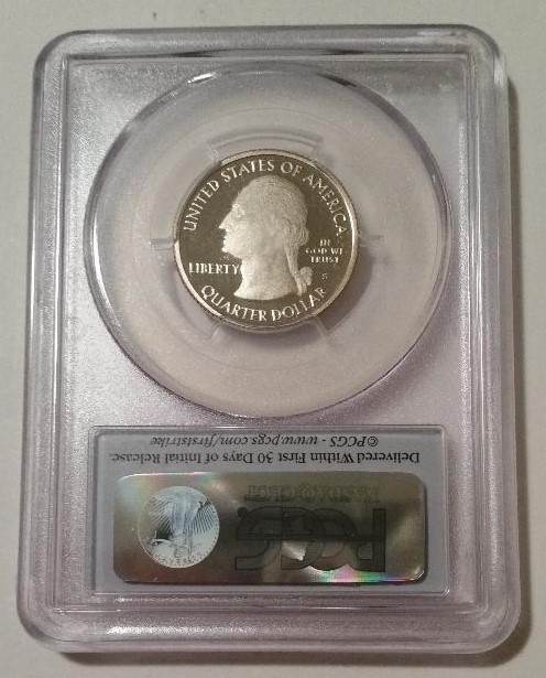 2015 S Clad Saratoga NP Quarter Proof PR69 DCAM PCGS First Strike