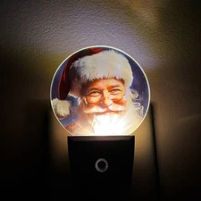 LED Photo Night Light Plugin - Christmas Santa