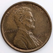1909 - P - Lincoln Wheat Cent Penny - Semi Key Date Coin - Unc U64