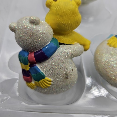 Vintage Care Bear Holiday Ornament Set Funshine, Cheer, Bedtime 2004 - Picture 9 of 12