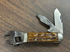 Beautiful 1920's Vintage Cattaraugus Cutlery Little Valley pocket Wrench knife