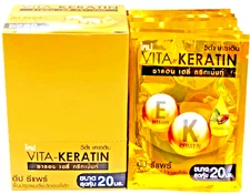 Vita Keratin Salon Daily Deep Repair restores and nourishes damaged hair 20ml*10