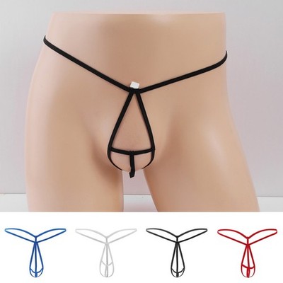 Männlich G-Saite Aushöhlen Dessous Dünner String Erotisch Höschen Mann