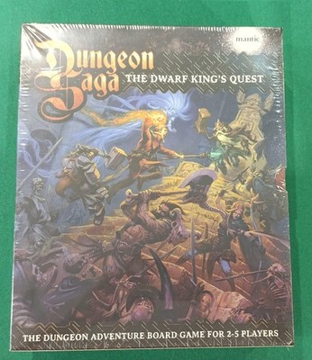 Dungeon Saga The Dwarf King's Quest - Brettspiel - Englische Edition - Neu
