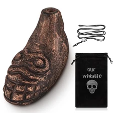 Aztec Death Whistle Up To 125+ Decibels Loudest Scream Authentic Human Soundi...