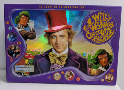 Willy Wonka & The Chocolate Factory 40 Years Limited Edition DVD Box Set 2011