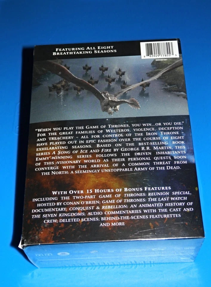 Game of Thrones: The Complete Series (Blu-ray_New, Factory Sealed) Free Shipping - Image 4 of 4