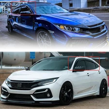 For 2016-2021 Honda Civic 10th Gen Sedan Mugen Style Window Visor Rain Hvvtksqot