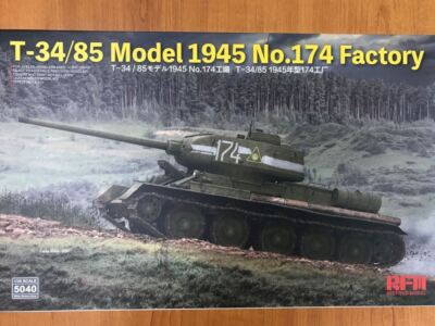 Rye Field Models Maßstab 1:35 T-34/85 Modell 1945 Nr.174 Factory