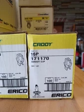 NEW Erico Caddy 16P Conduit Hanger Clip, for 1" EMT, Box of 100