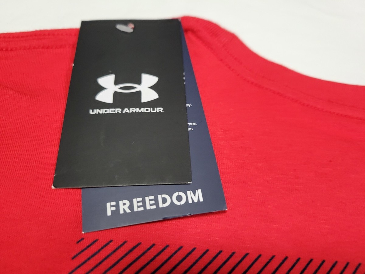 Dunst ♥ UNISEX APPLIQUE YACHT T-SHRT /追跡付 Under Armour Men's Freedom Stars & Stripes Sports T-Shirt