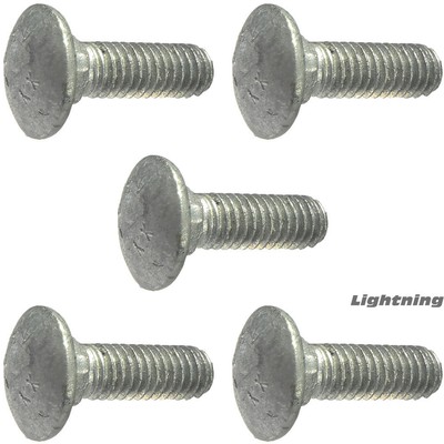 3/4-10 x 16'' Carriage Bolts and Nuts Hot Dip Galvanized Quantity 100