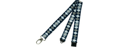 New York Yankees MLB argyle keychain lanyard