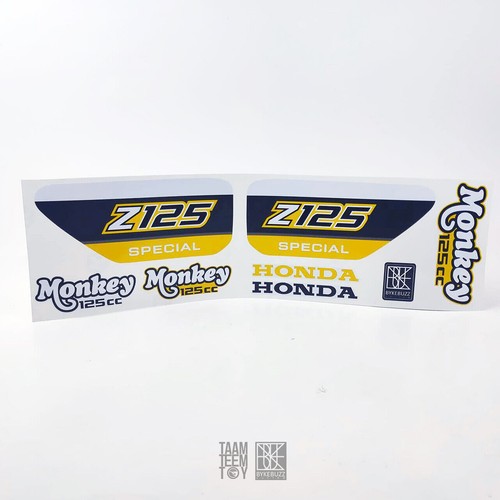 Decals Stickers HONDA air filter cover Monkey 125 cc Z125 minibike - Picture 7 of 11