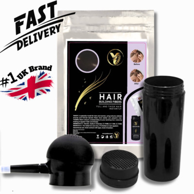 Haaraufbau Fasern Keratin Verdickung Nachfüller Fasern Applikator Spray Pumpglas