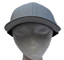 Port Authority Flexfit Original C813 Grey Cotton Twill Blank Hat Adult L/XL