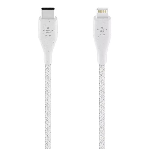 Belkin Boost Charge USB-C Cable Lightning + Strap MFi Certified 10ft / 3m White - Picture 13 of 15