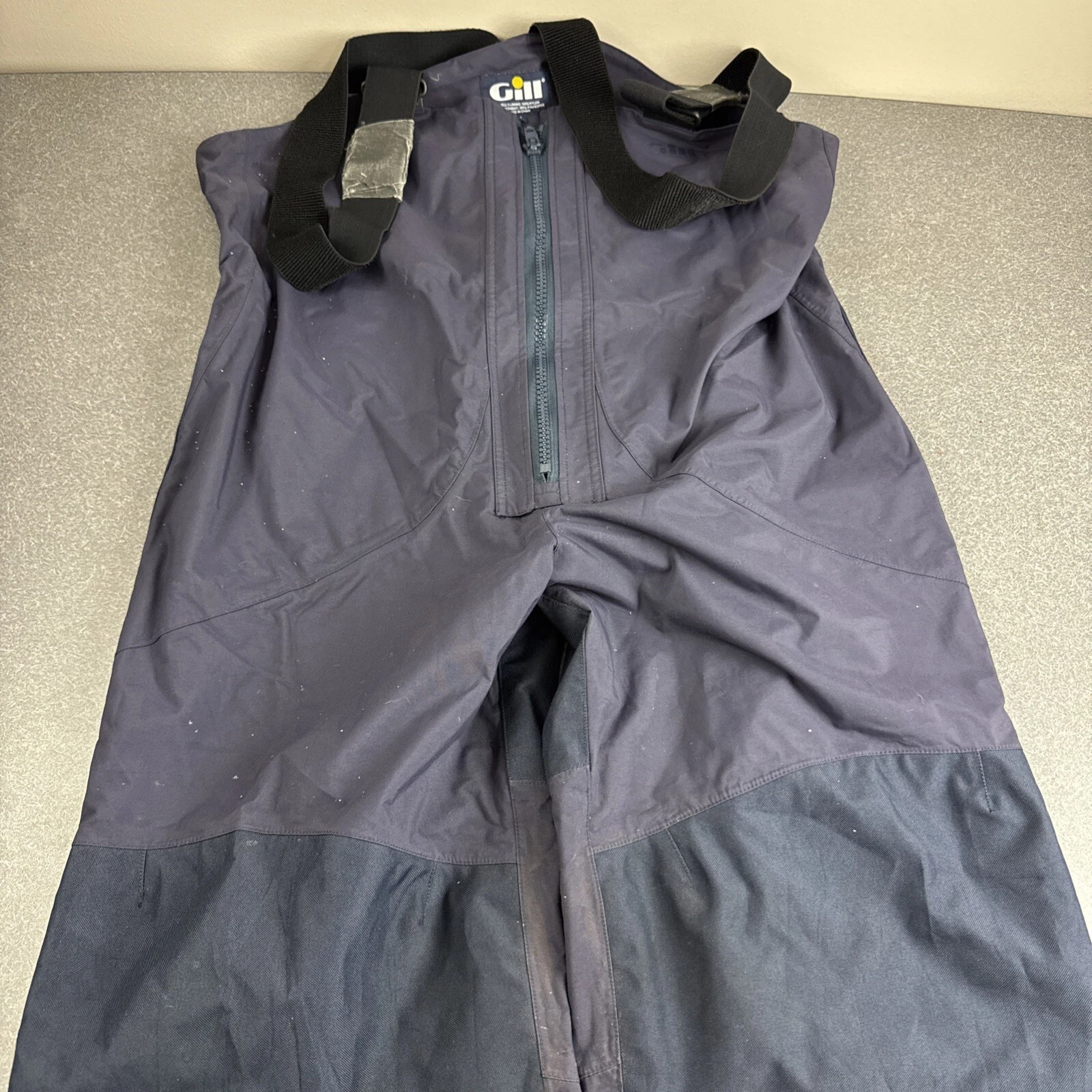 Gill Waterproof Sailing Pants Trousers Overall Size XL Blue READ