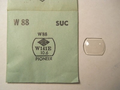 SUC W88 LUCITE Replacement Watch Crystal 14.1 x 10.6 mm FITS PIONEER | eBay