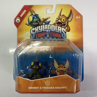 Skylanders Trap Team Minis Drobit & Trigger Snappy 2014 RARE Find - Brand New