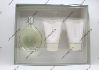 DKNY PURE A DROP OF VERBENA by Donna Karan gift set women(3.4 oz edp + b/l +b/w)