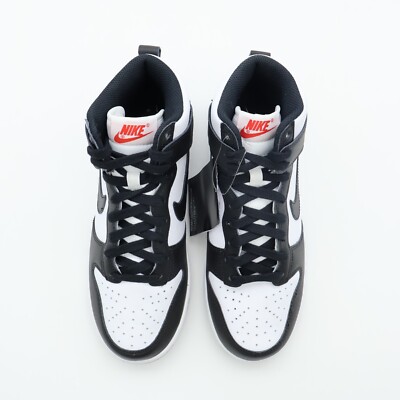 DD1869-103 Nike Dunk High Panda Black White University Red DD1869-103 Nike Dunk High Panda Black White University Red