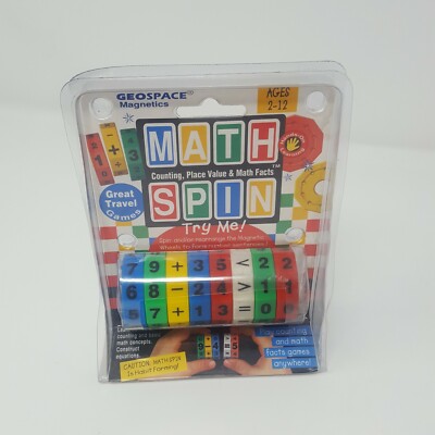 Vintage 1996 Geospace Magnetics Math & Spin Travel Game | eBay